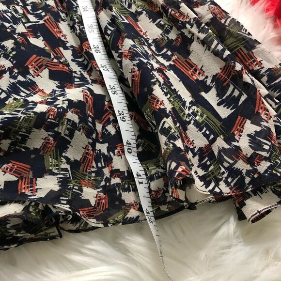 Jason Wu Silk Geometric Abstract Print Dress Size 6 A-Line Sleeveless EUC Black - Picture 11 of 12